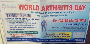 Free bone check-up camp organized by Dr. Gaurav Gupta in Dehradun